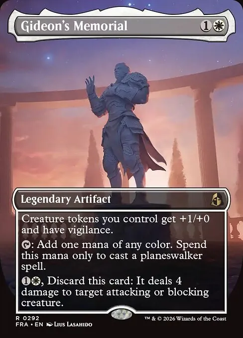Gideon's Memorial 292/204