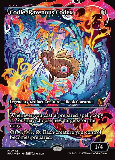 Codie, Ravenous Codex 412/204