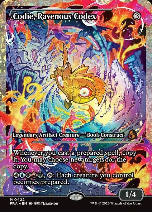 Codie, Ravenous Codex 422/204