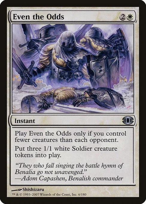 Even the Odds 006/180