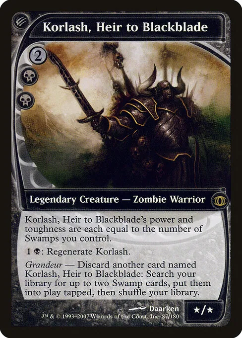 Korlash, Heir to Blackblade 087/180