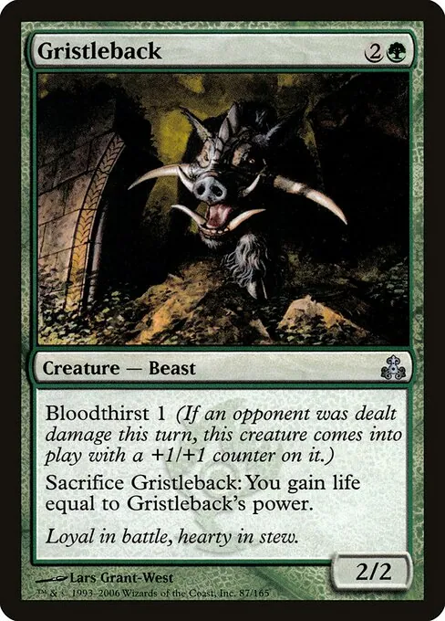 Gristleback 087/165