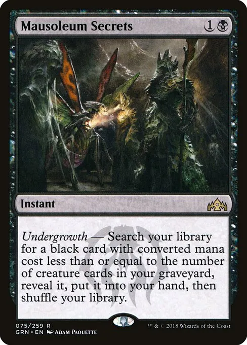 Mausoleum Secrets 075/259