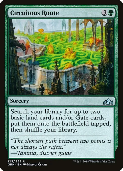 Circuitous Route 125/259