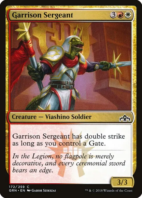 Garrison Sergeant 172/259