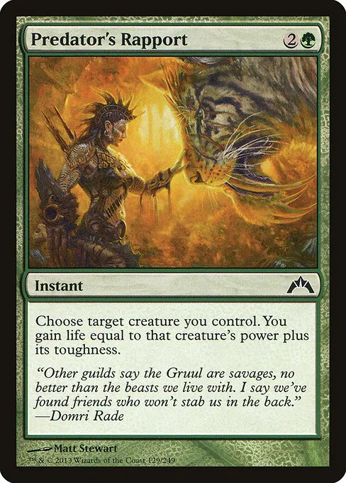 Predator's Rapport 129/249