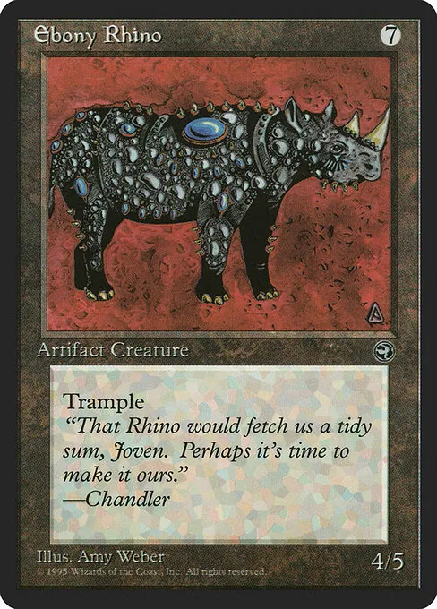 Ebony Rhino 106/115