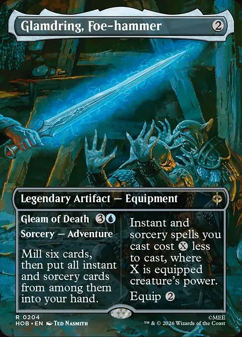 Glamdring, Foe-hammer // Gleam of Death 204/193