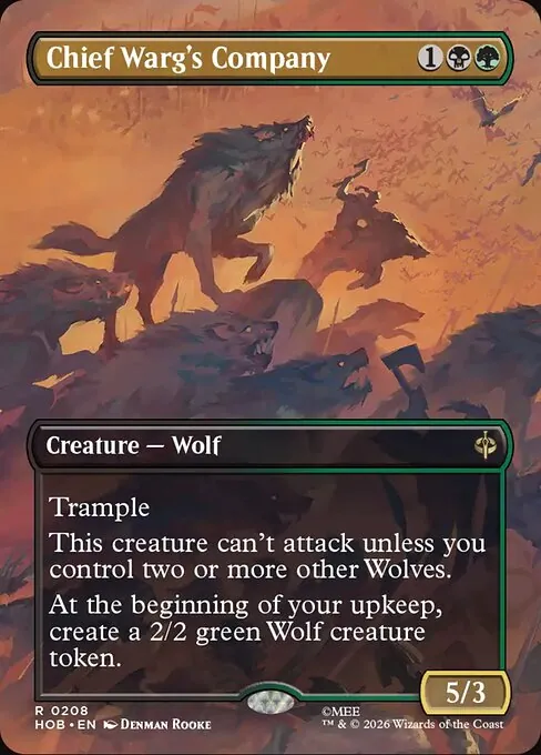 Chief Warg's Company 208/193