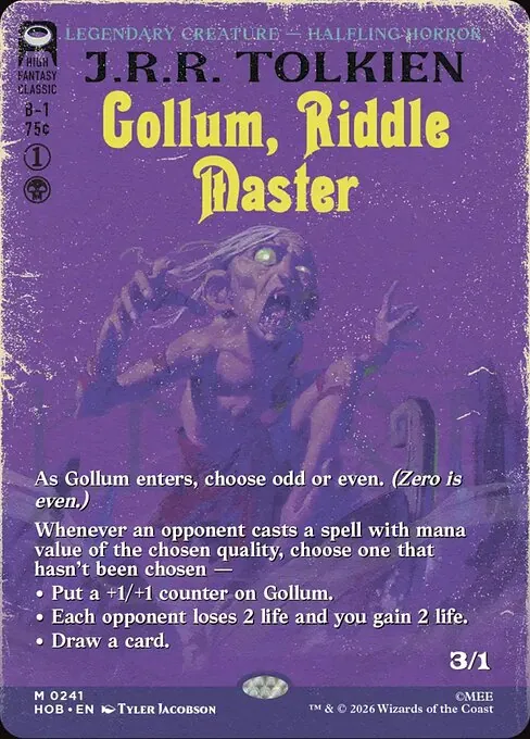 Gollum, Riddle Master 241/193