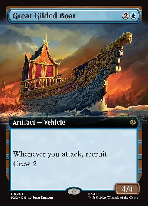 Great Gilded Boat 291/193