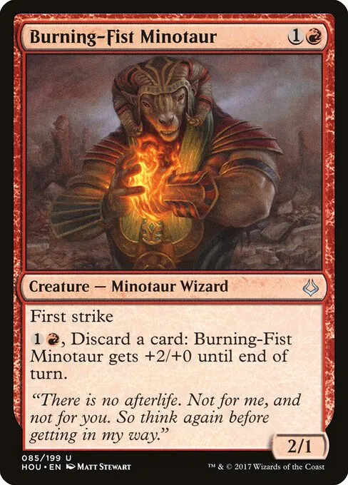 Burning-Fist Minotaur 085/199
