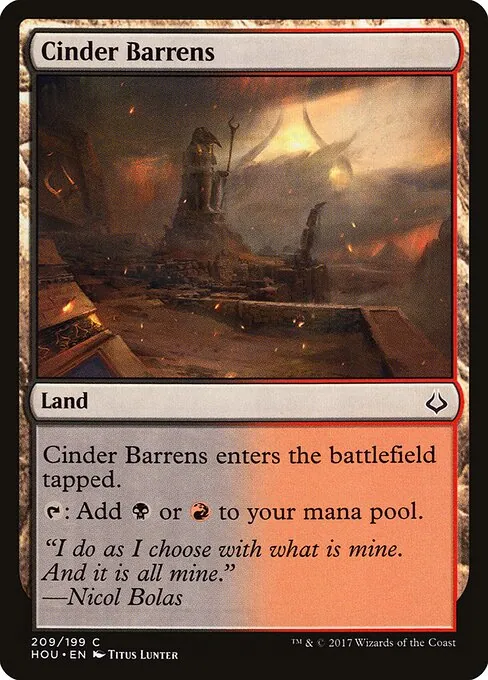 Cinder Barrens 209/199