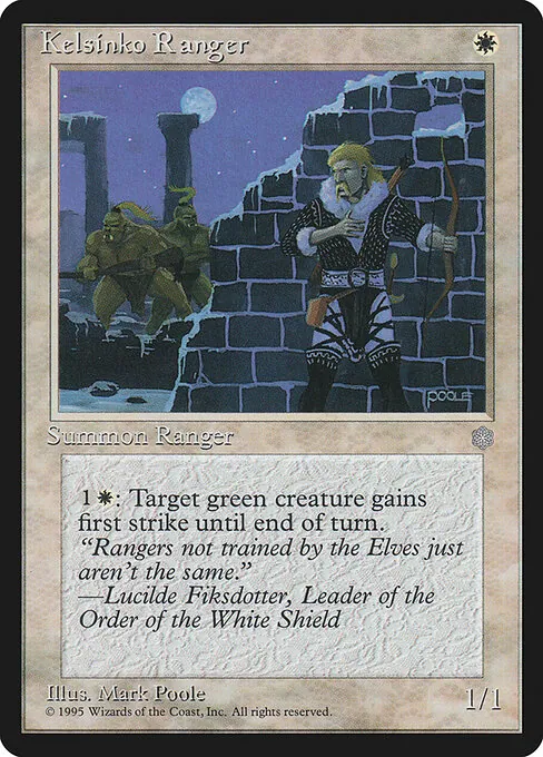 Kelsinko Ranger 033/399