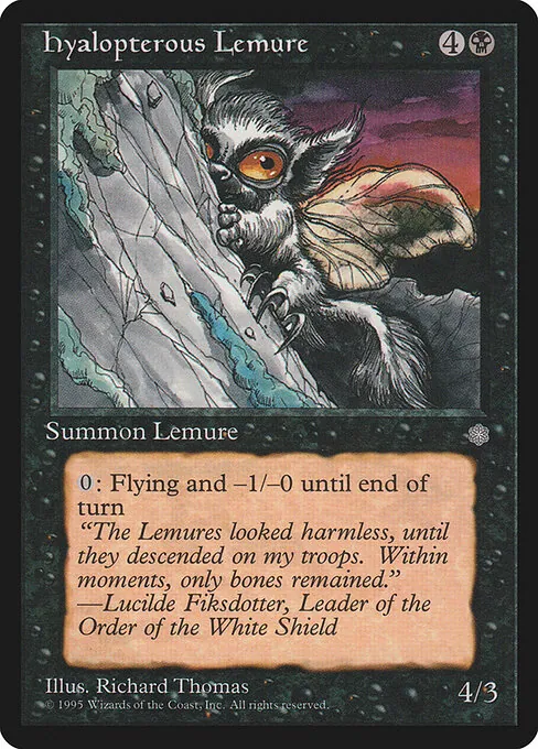 Hyalopterous Lemure 133/399