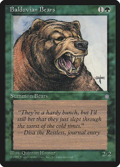 Balduvian Bears 226/399