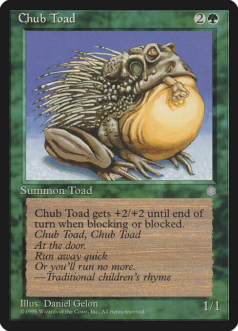 Chub Toad 229/399