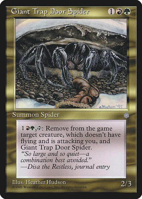 Giant Trap Door Spider 293/399