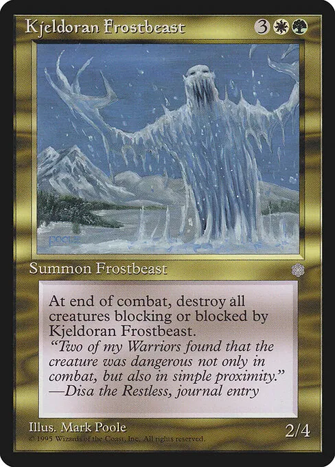Kjeldoran Frostbeast 296/399