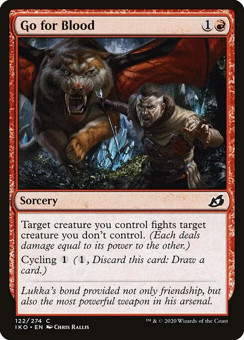 Go for Blood 122/274