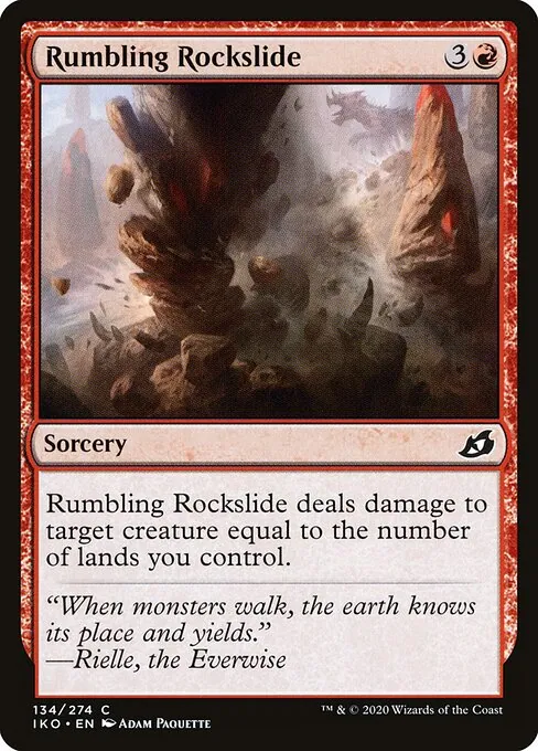 Rumbling Rockslide 134/274