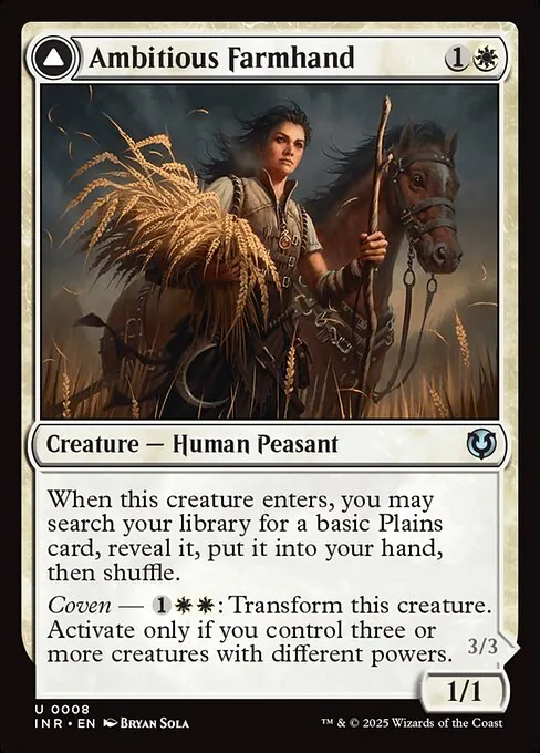 Ambitious Farmhand // Seasoned Cathar 008/287