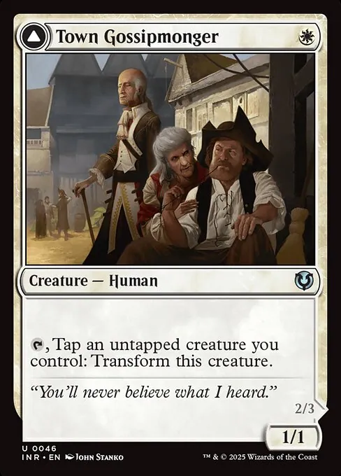 Town Gossipmonger // Incited Rabble 046/287