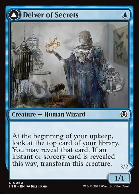 Delver of Secrets // Insectile Aberration 060/287