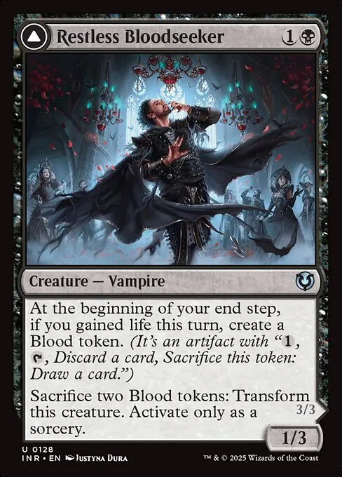 Restless Bloodseeker // Bloodsoaked Reveler 128/287