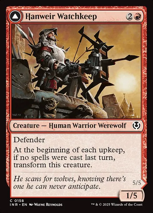 Hanweir Watchkeep // Bane of Hanweir 158/287