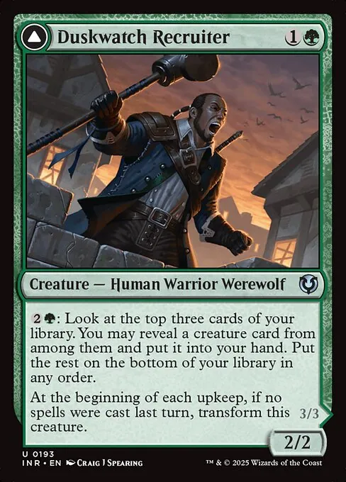 Duskwatch Recruiter // Krallenhorde Howler 193/287