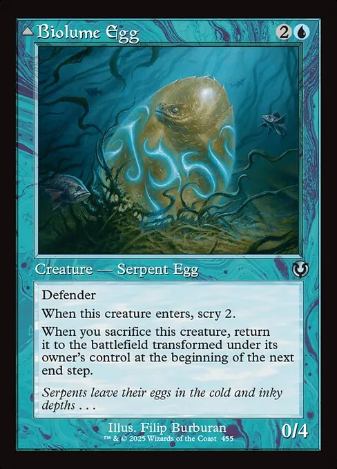 Biolume Egg // Biolume Serpent 455/287