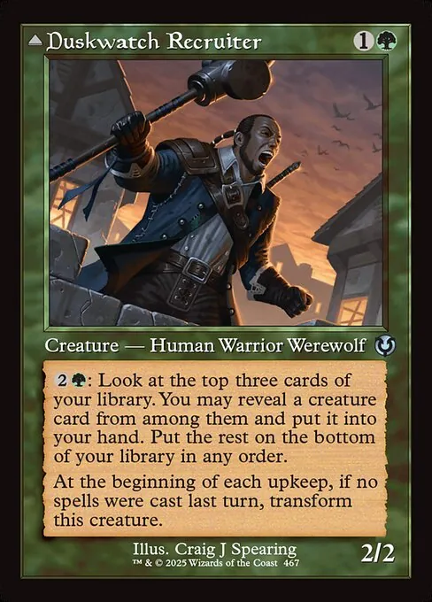 Duskwatch Recruiter // Krallenhorde Howler 467/287