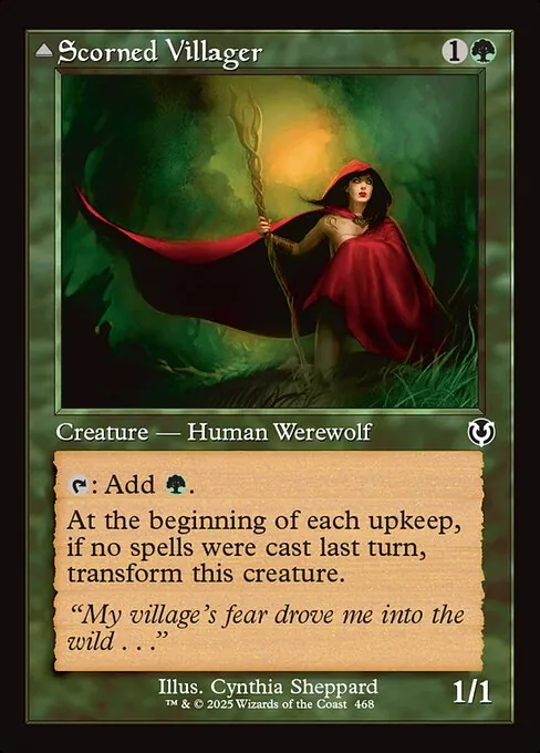 Scorned Villager // Moonscarred Werewolf 468/287