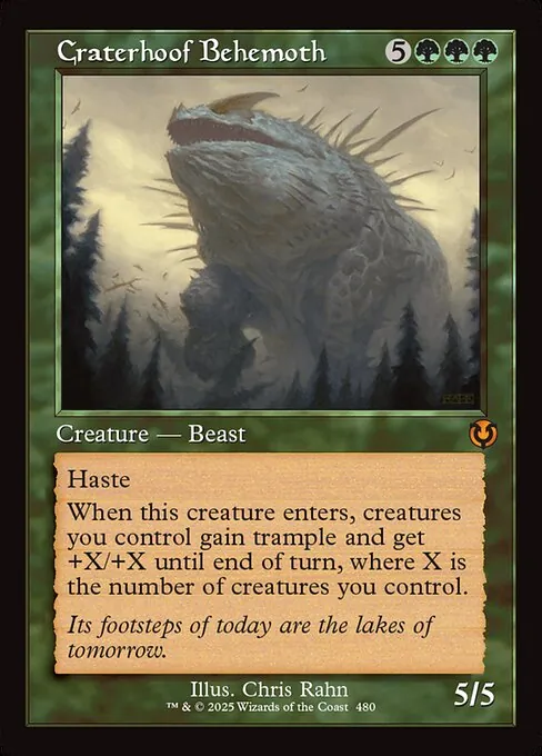 Craterhoof Behemoth 480/287