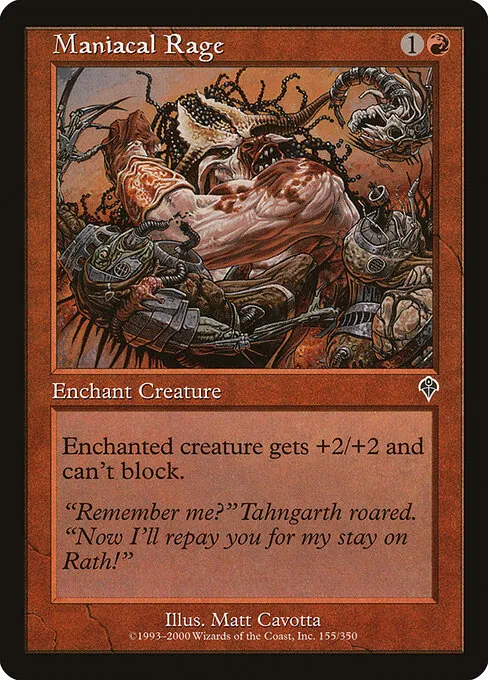 Maniacal Rage 155/350