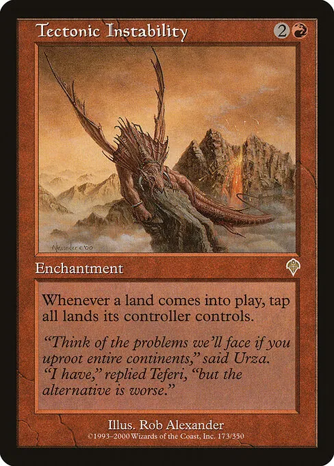 Tectonic Instability 173/350