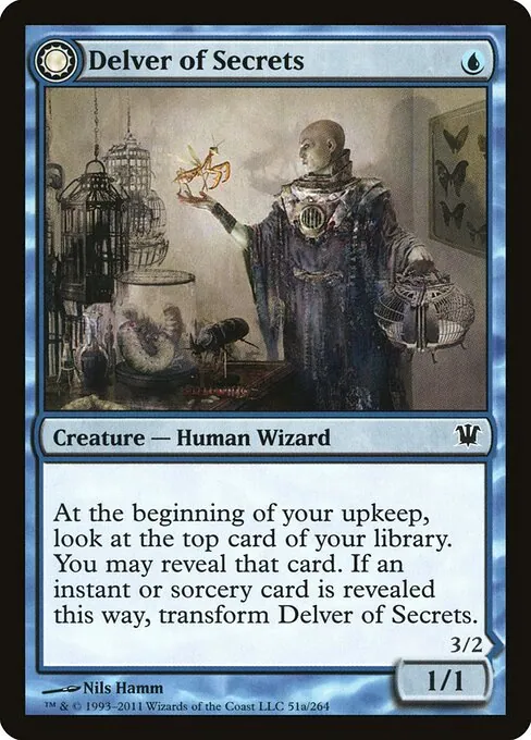 Delver of Secrets // Insectile Aberration 051/264