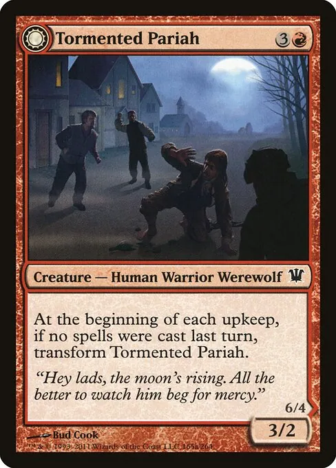 Tormented Pariah // Rampaging Werewolf 165/264