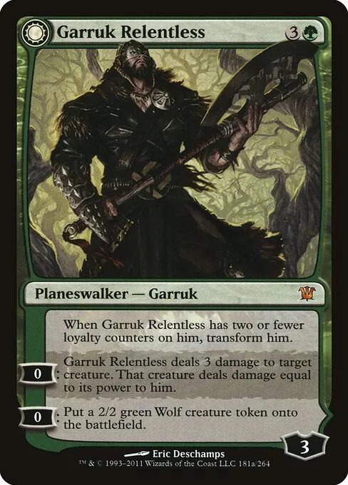 Garruk Relentless // Garruk, the Veil-Cursed 181/264