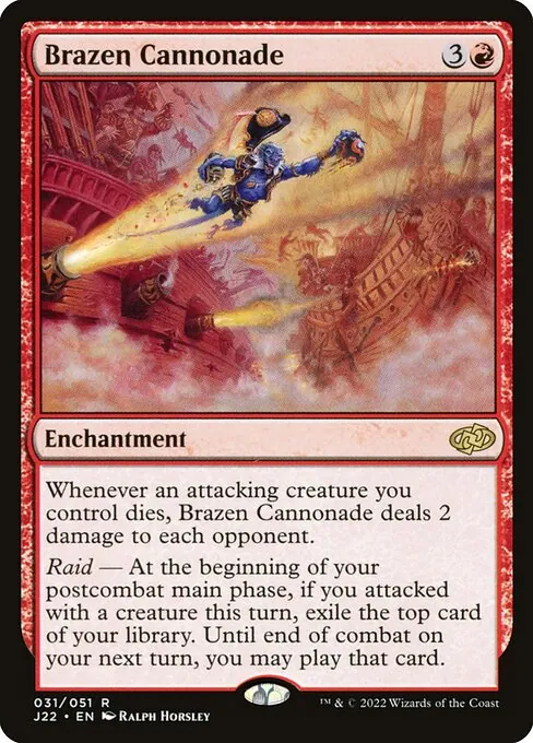 Brazen Cannonade 031/051