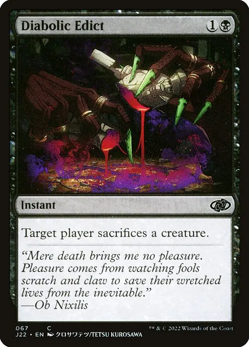 Diabolic Edict 067/051