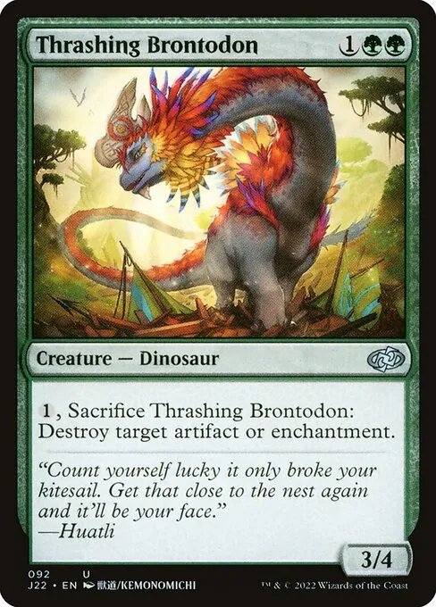 Thrashing Brontodon 092/051