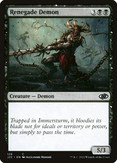 Renegade Demon 126/051