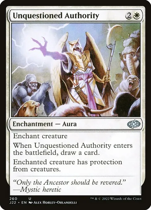 Unquestioned Authority 260/051