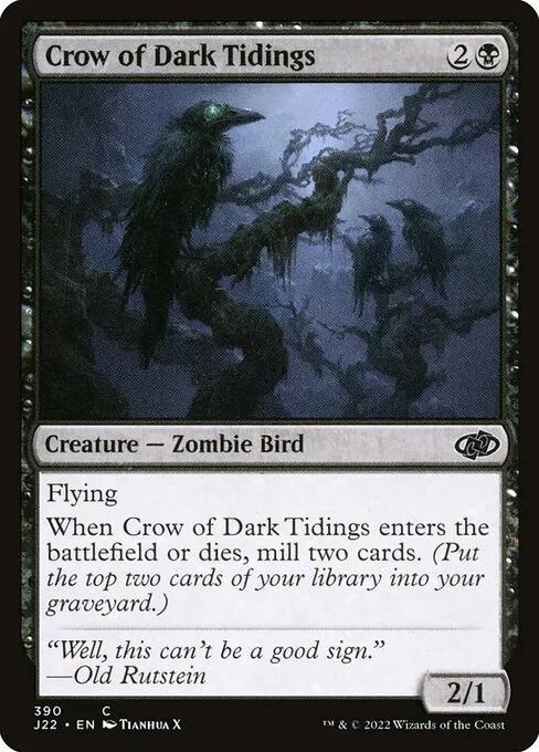 Crow of Dark Tidings 390/051