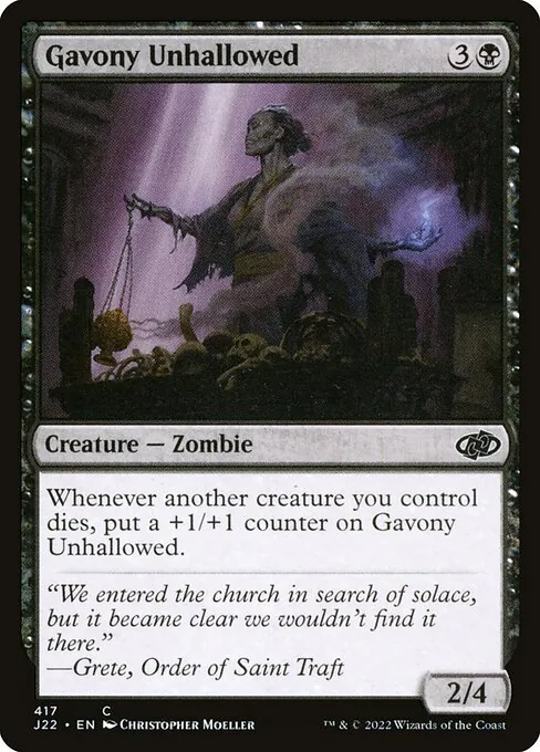 Gavony Unhallowed 417/051