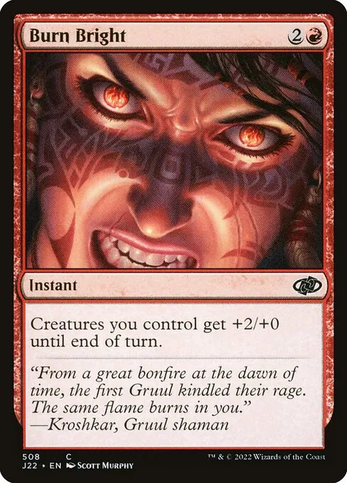 Burn Bright 508/051