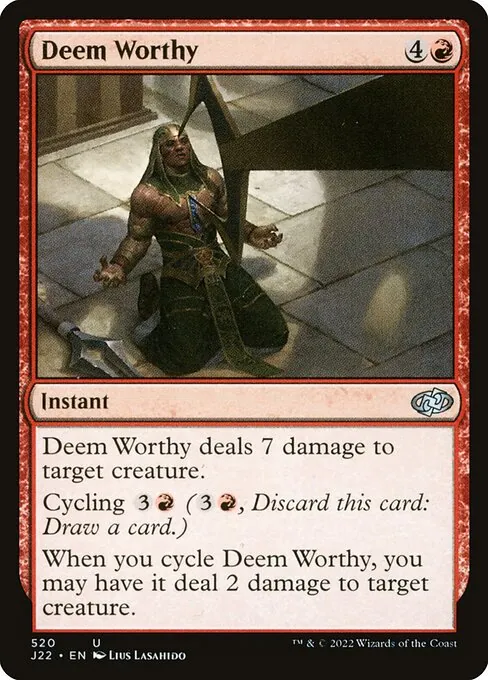 Deem Worthy 520/051