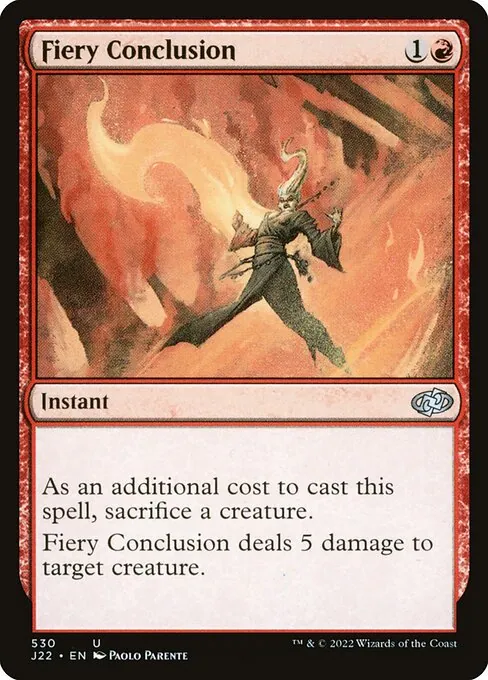 Fiery Conclusion 530/051